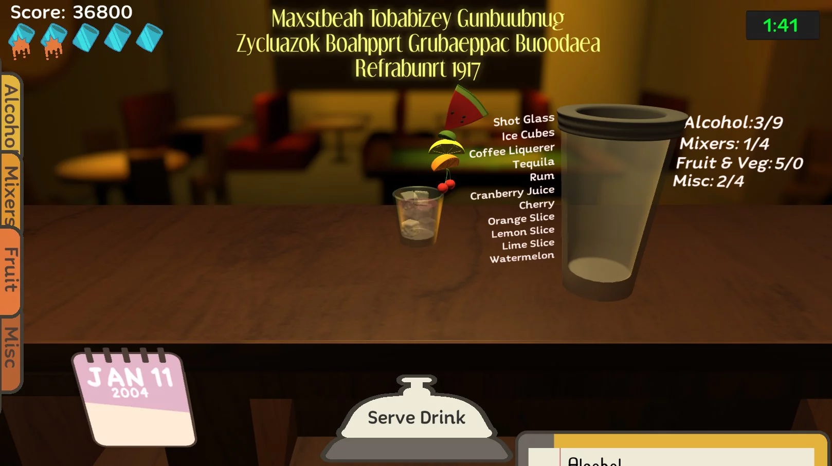 Изображение игры: Uh Oh Bartender