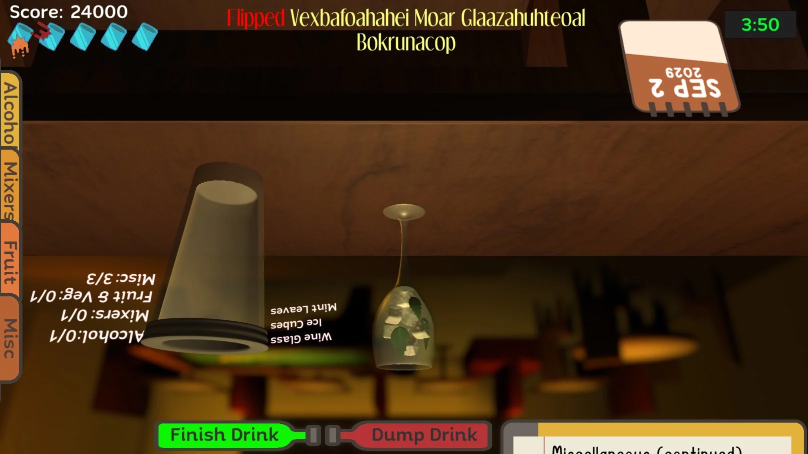Изображение игры: Uh Oh Bartender