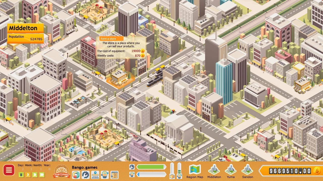 Изображение игры: Bakery Biz Tycoon
