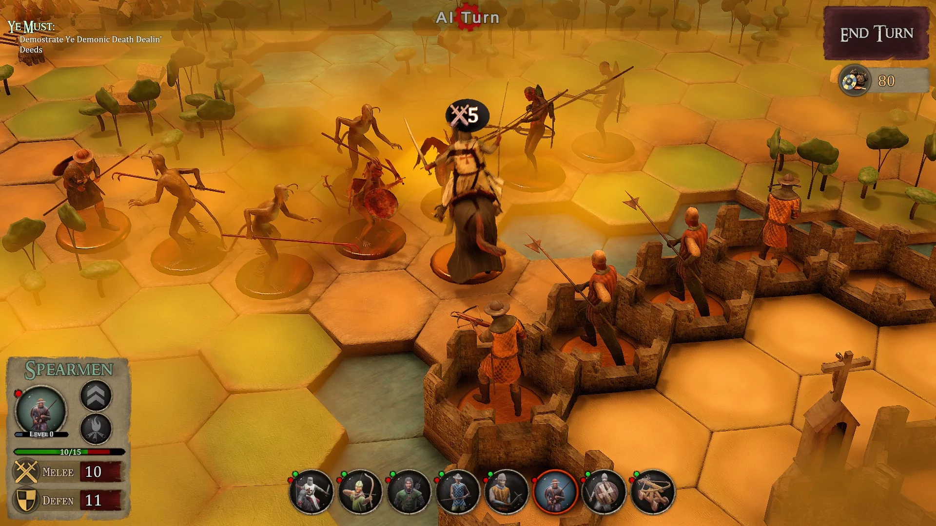 Изображение игры: To Battle!: Hell's Crusade