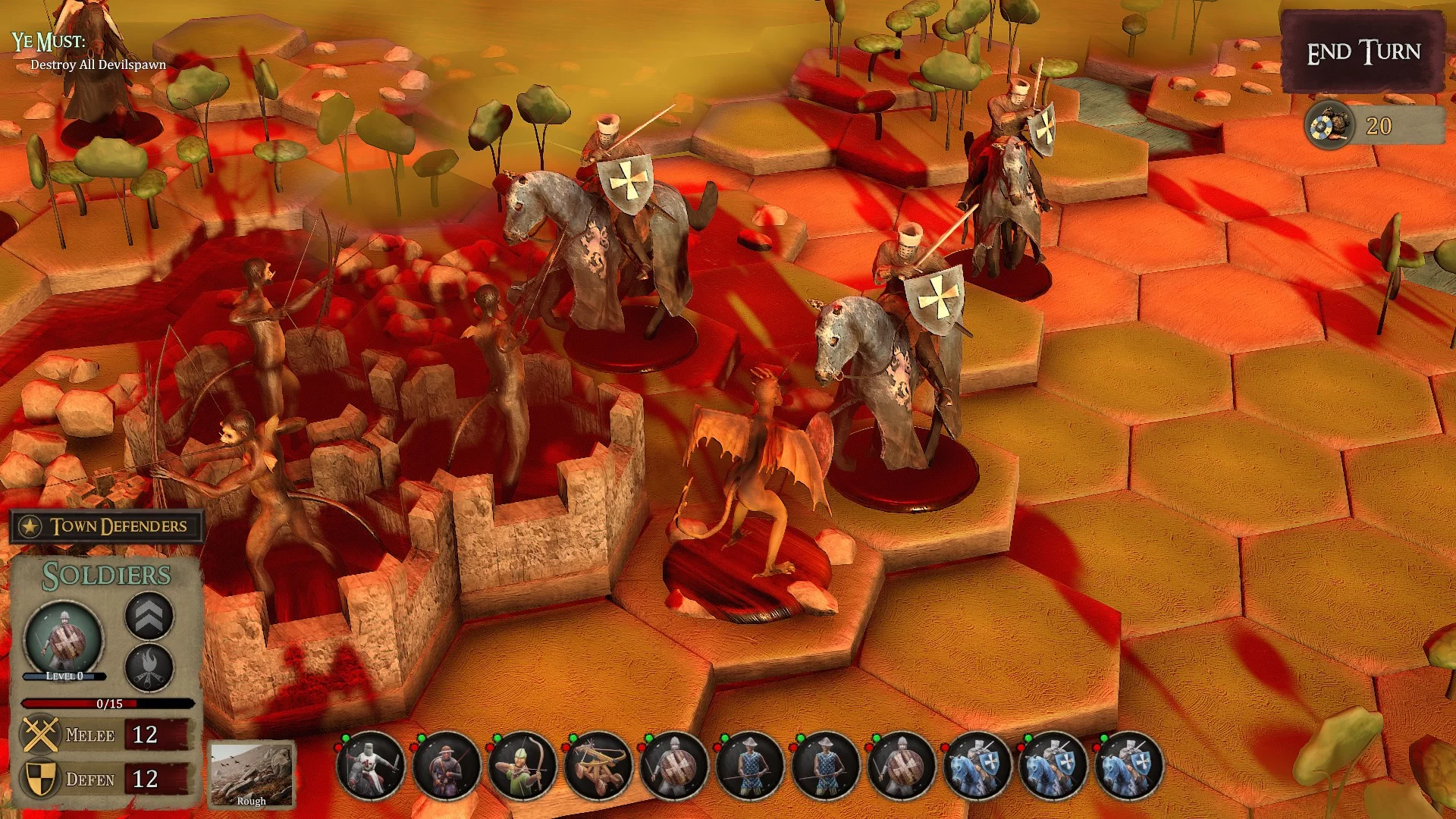 Изображение игры: To Battle!: Hell's Crusade