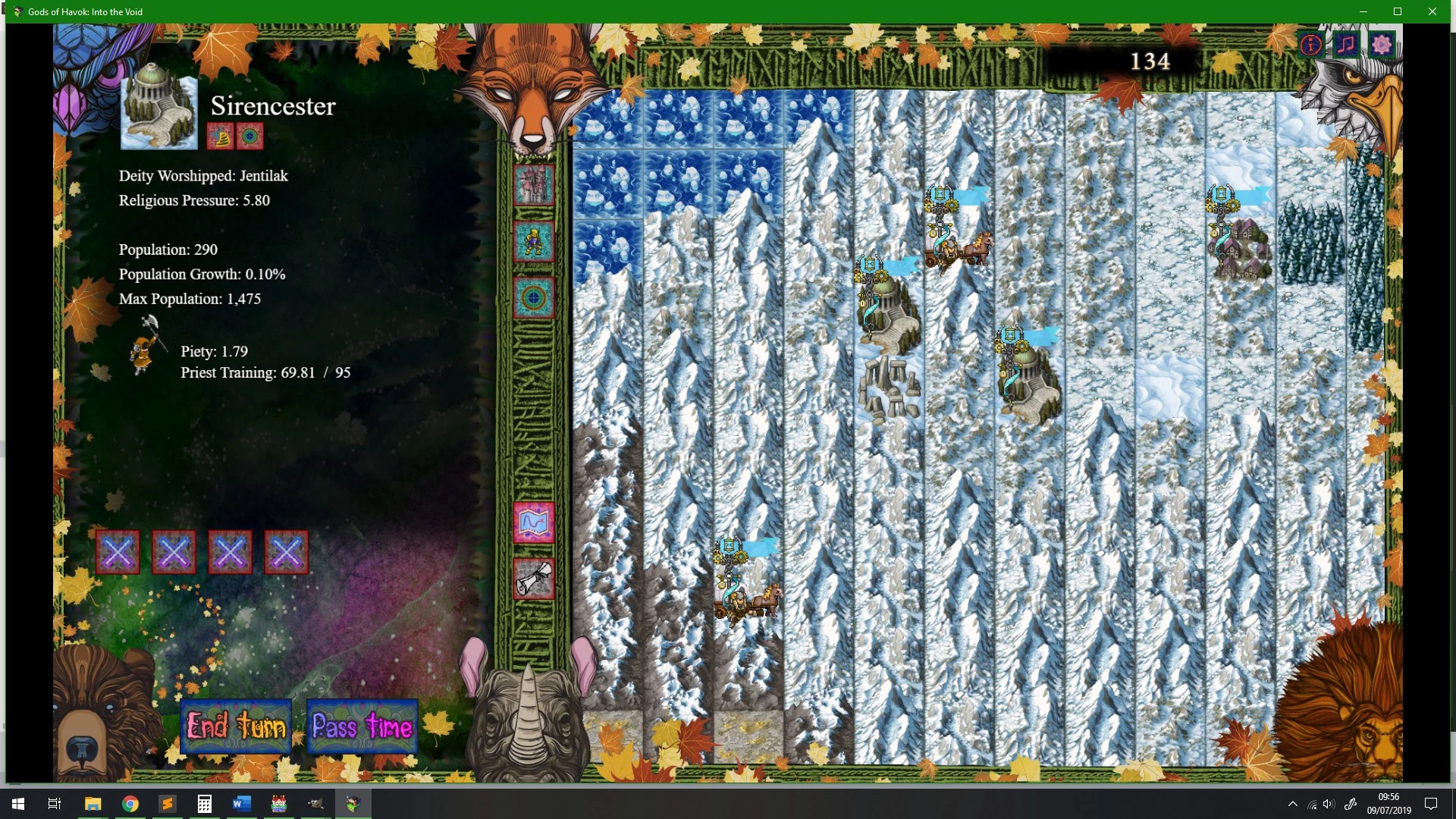 Изображение игры: Gods of Havoc: Fall to Earth