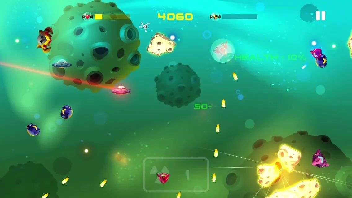 Изображение игры: Asteroid Invaders