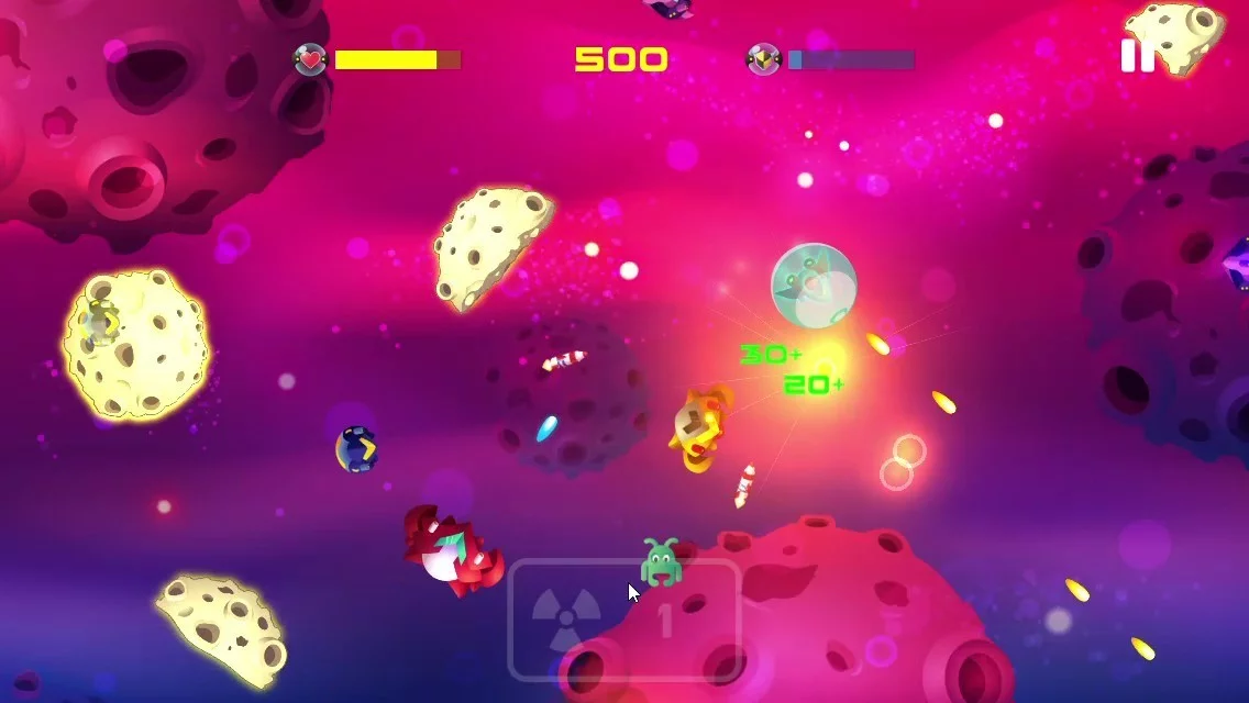 Изображение игры: Asteroid Invaders