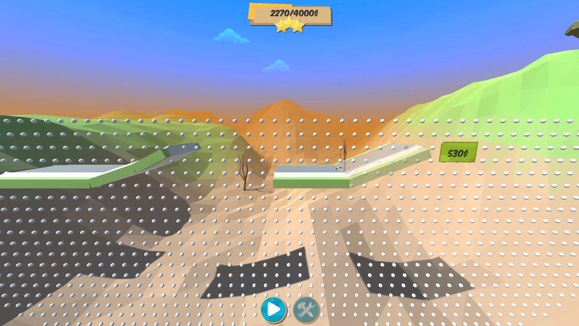 Изображение игры: Bridge Builder Racer