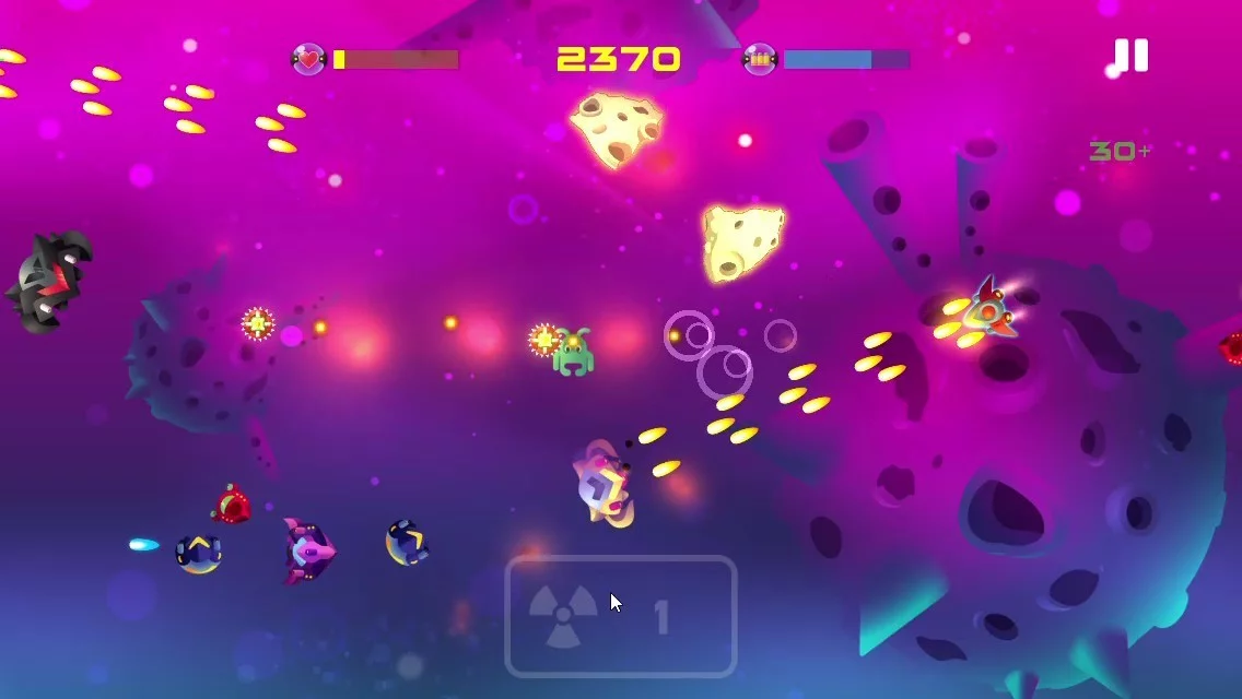 Изображение игры: Asteroid Invaders