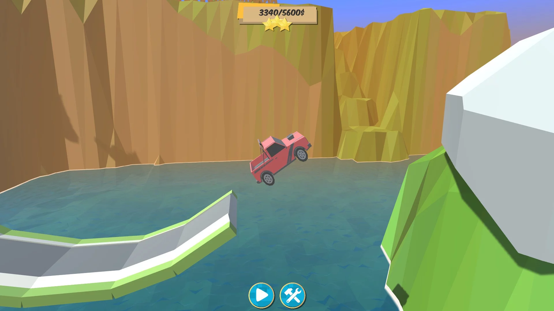 Изображение игры: Bridge Builder Racer