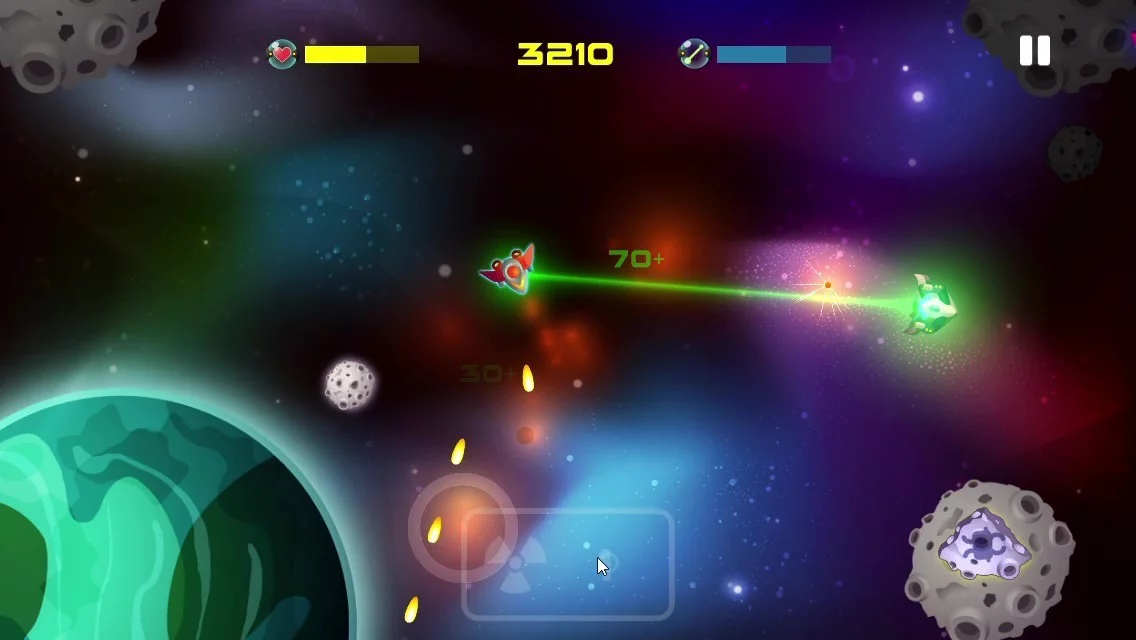 Изображение игры: Asteroid Invaders