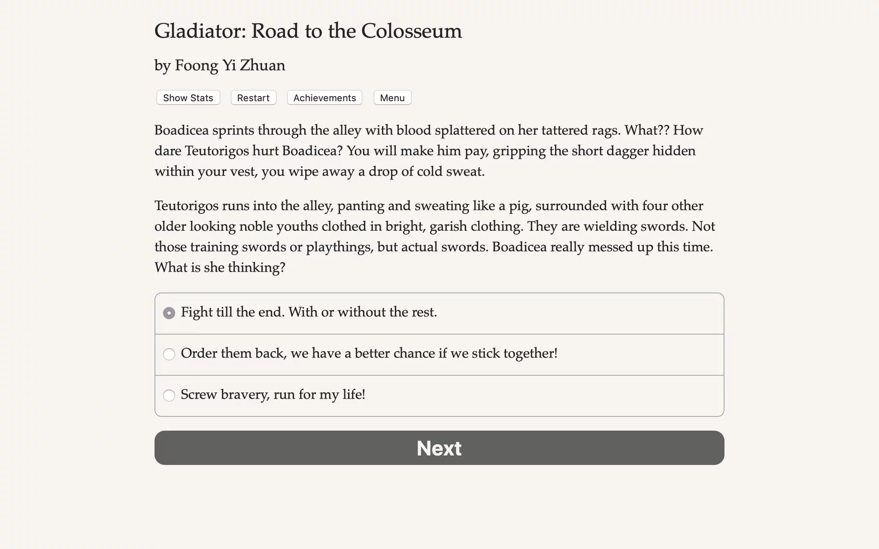 Изображение игры: Gladiator: Road to the Colosseum