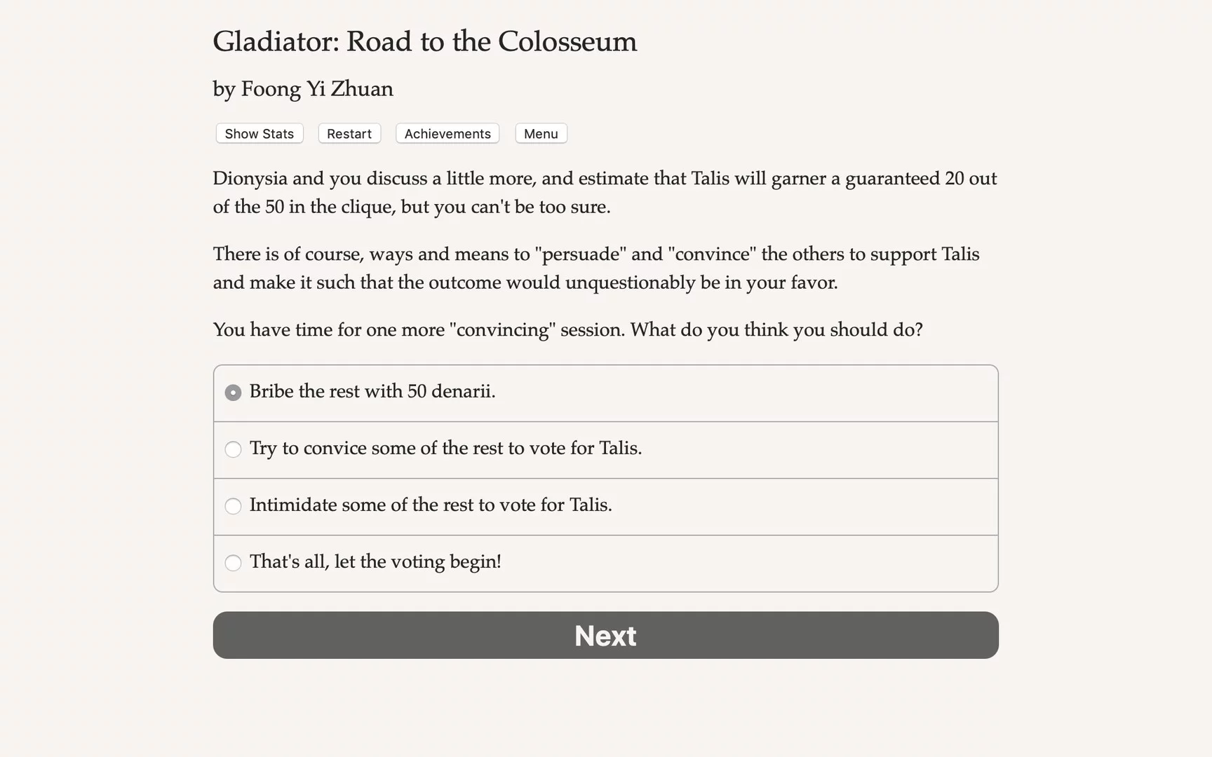 Изображение игры: Gladiator: Road to the Colosseum