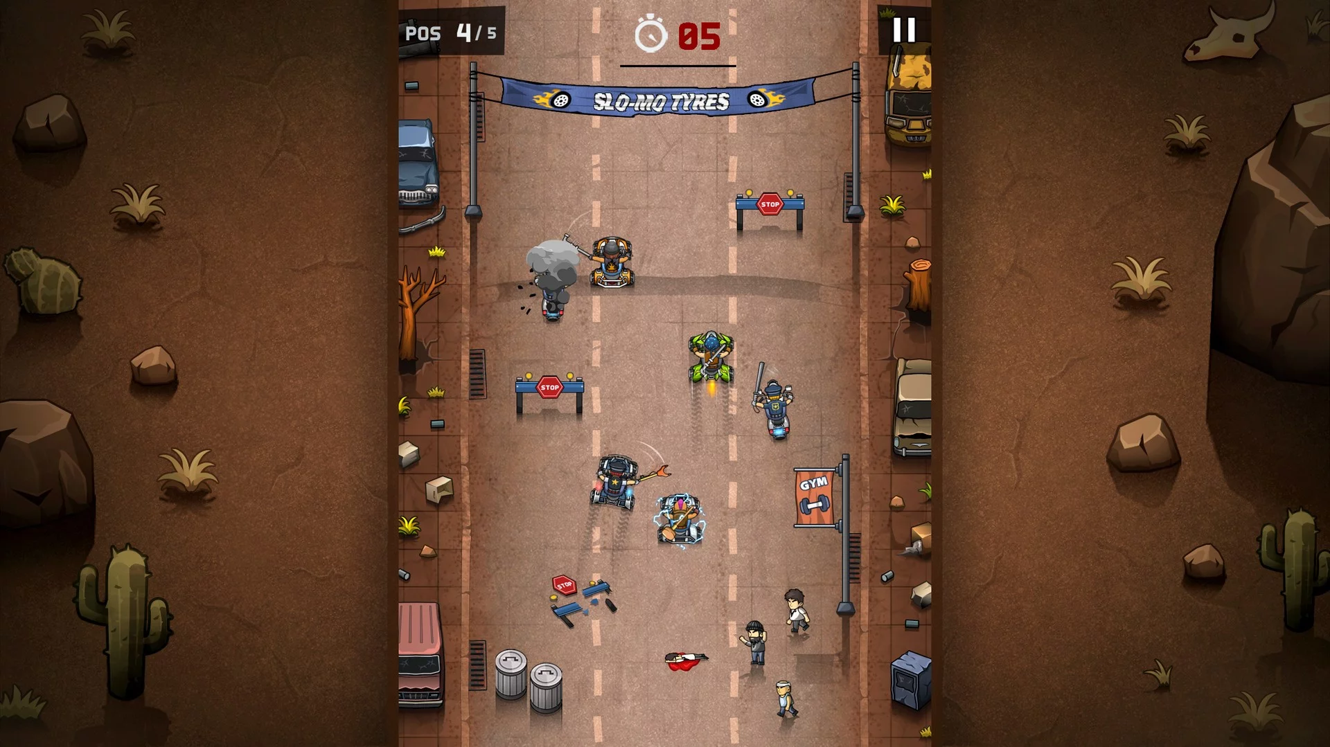 Изображение игры: Rude Racers