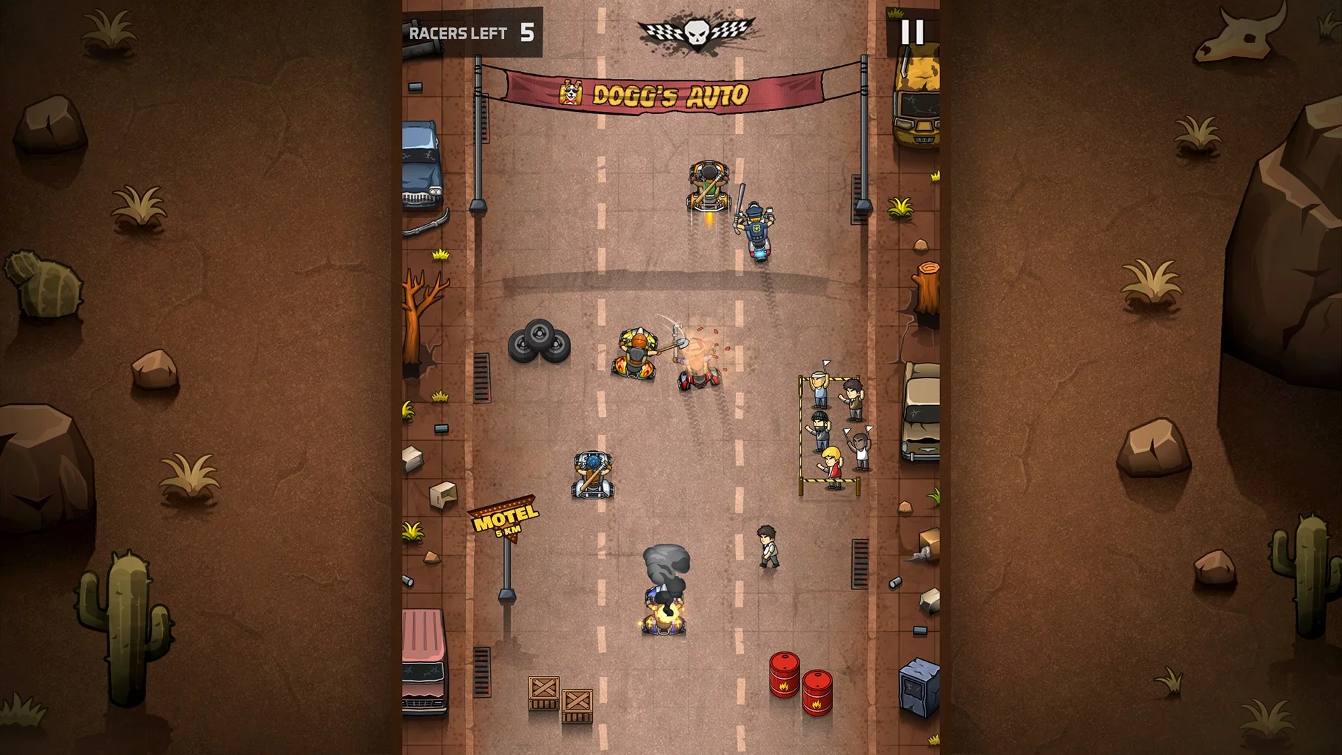 Изображение игры: Rude Racers