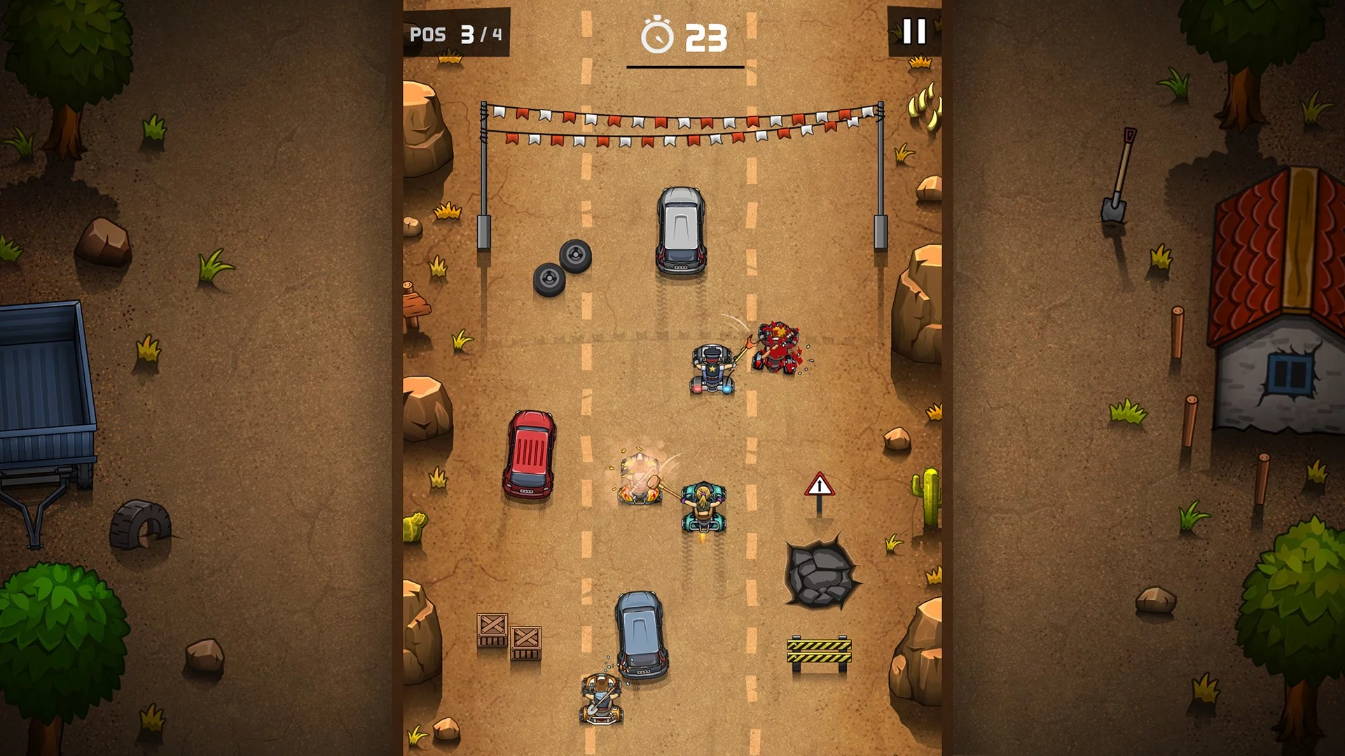Изображение игры: Rude Racers