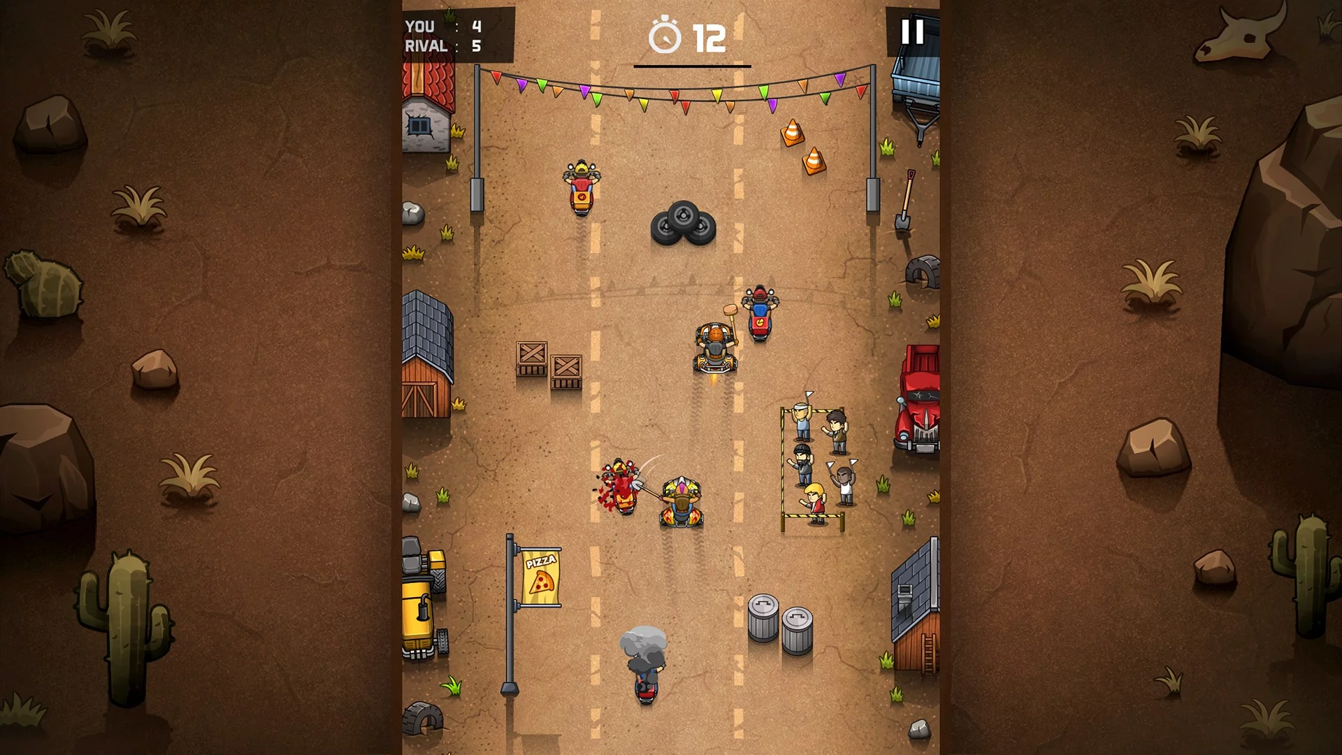 Изображение игры: Rude Racers