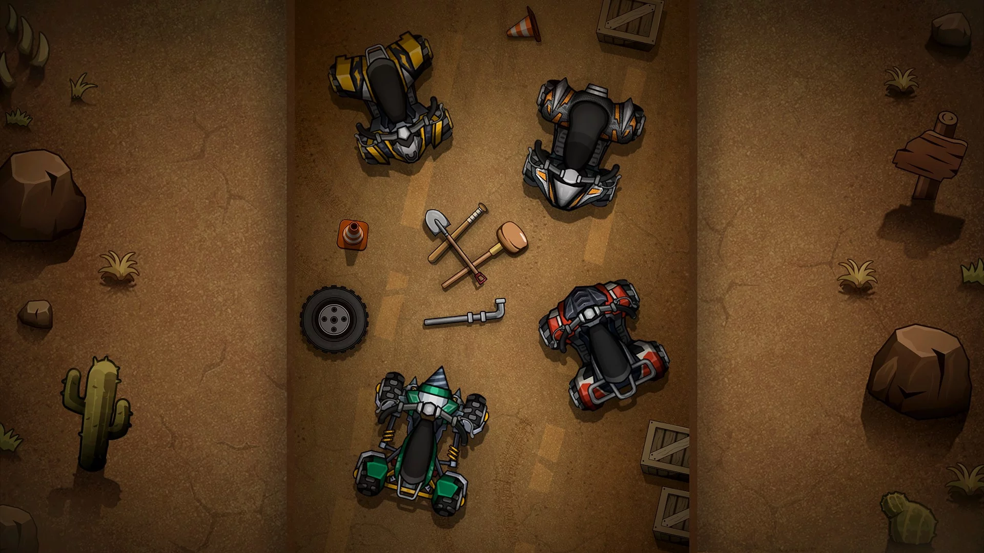 Изображение игры: Rude Racers