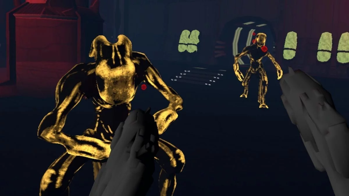 Изображение игры: Alien Shooter in Space Cradle - Virtual Reality