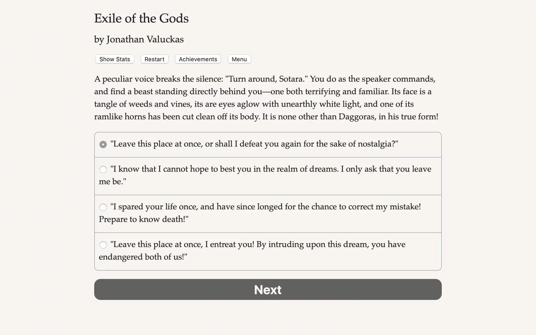 Изображение игры: Exile of the Gods