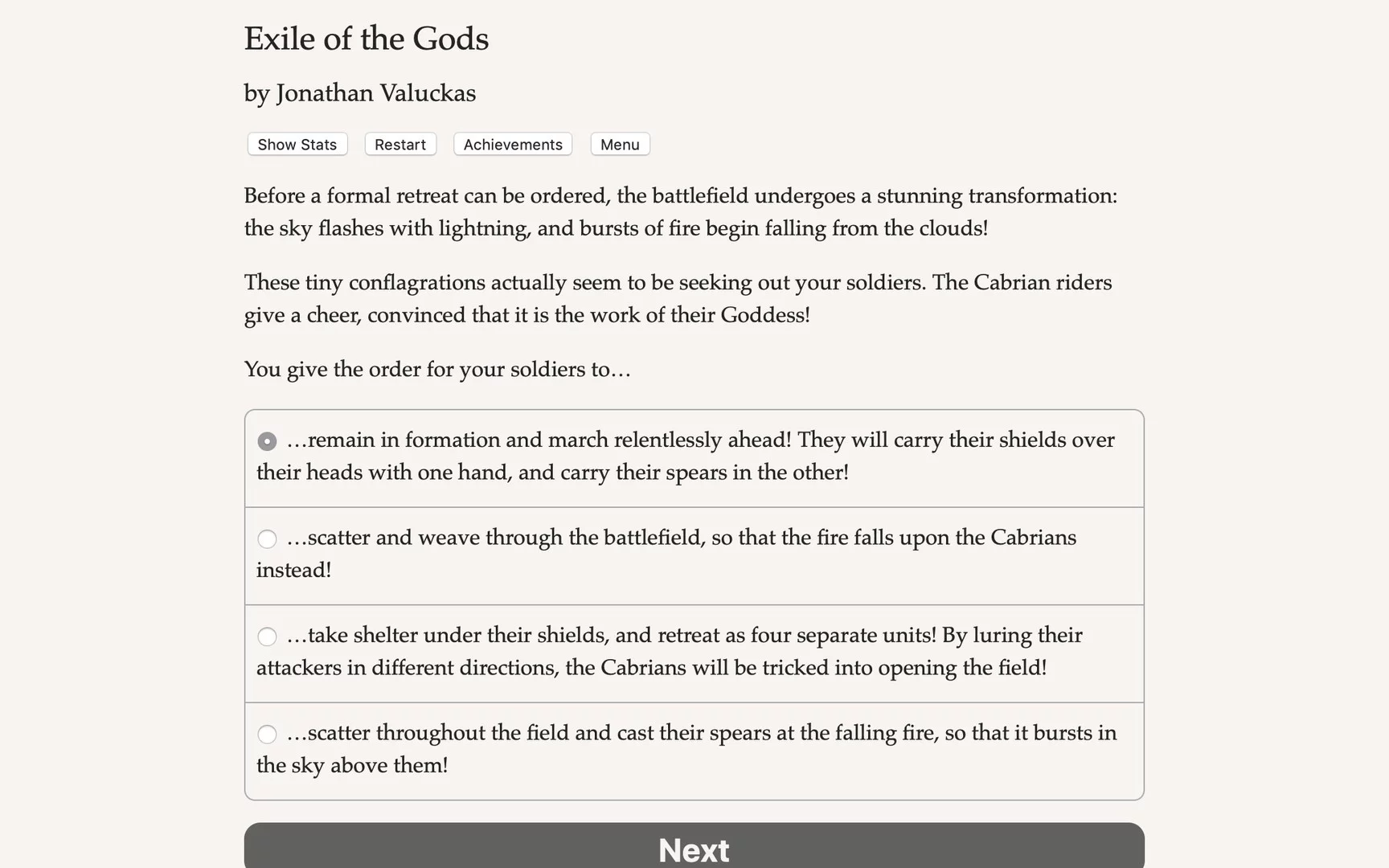 Изображение игры: Exile of the Gods