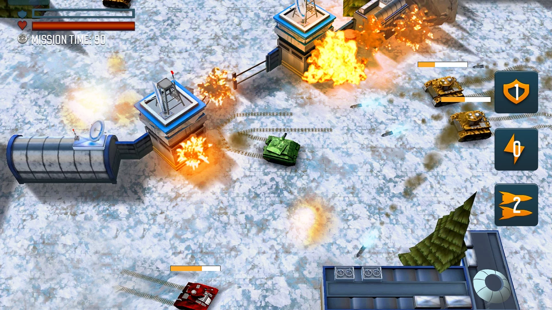 Изображение игры: Tank Battle Heroes