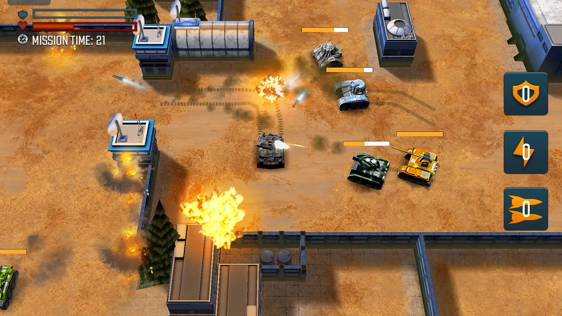 Изображение игры: Tank Battle Heroes