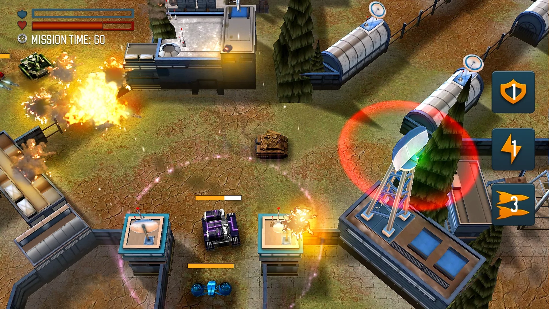Изображение игры: Tank Battle Heroes