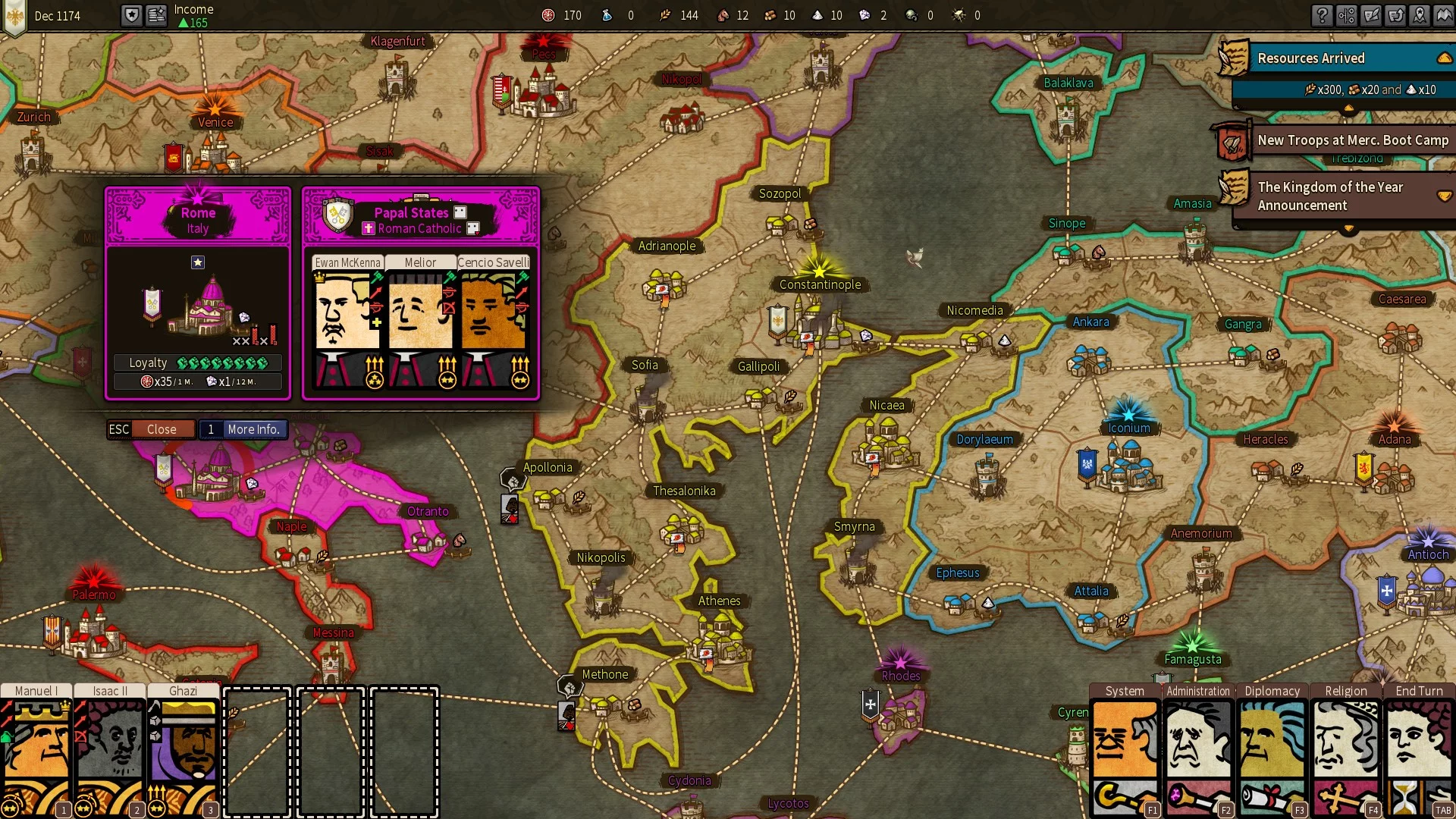Изображение игры: Army and Strategy: The Crusades