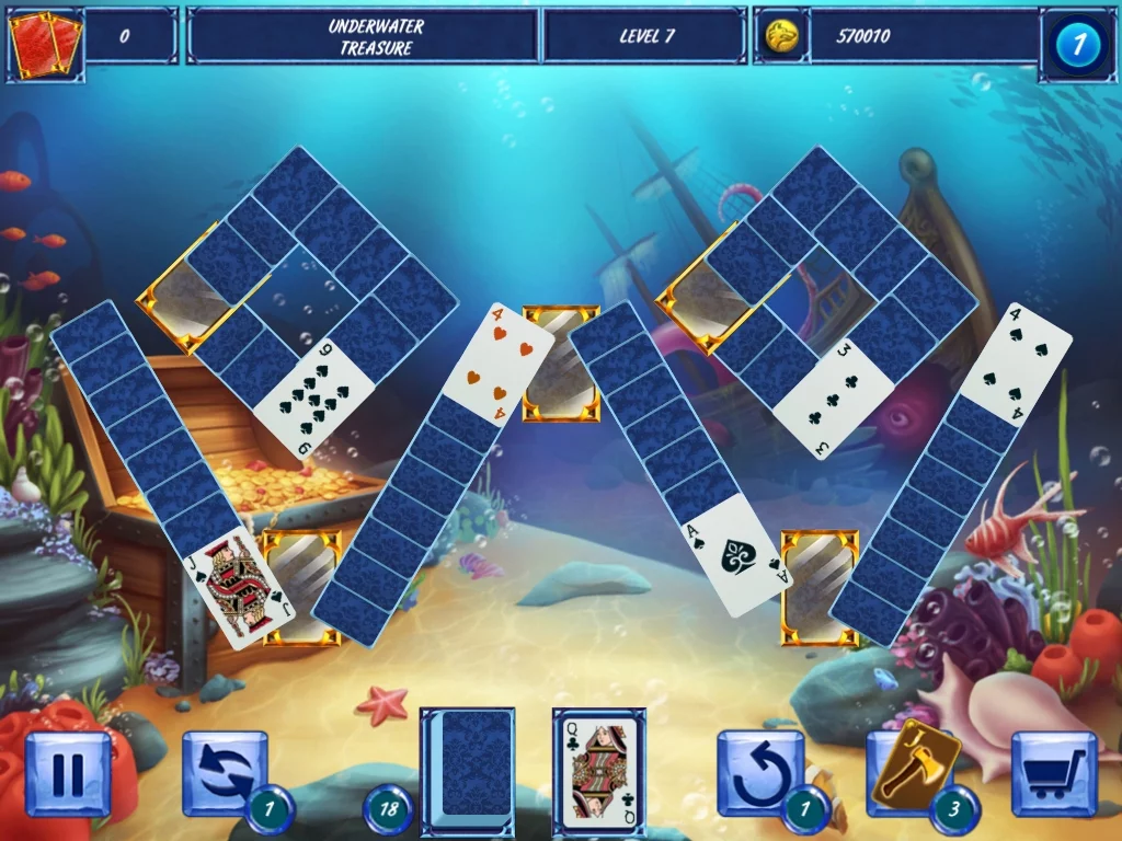 Изображение игры: Fairytale Solitaire: Red Riding Hood
