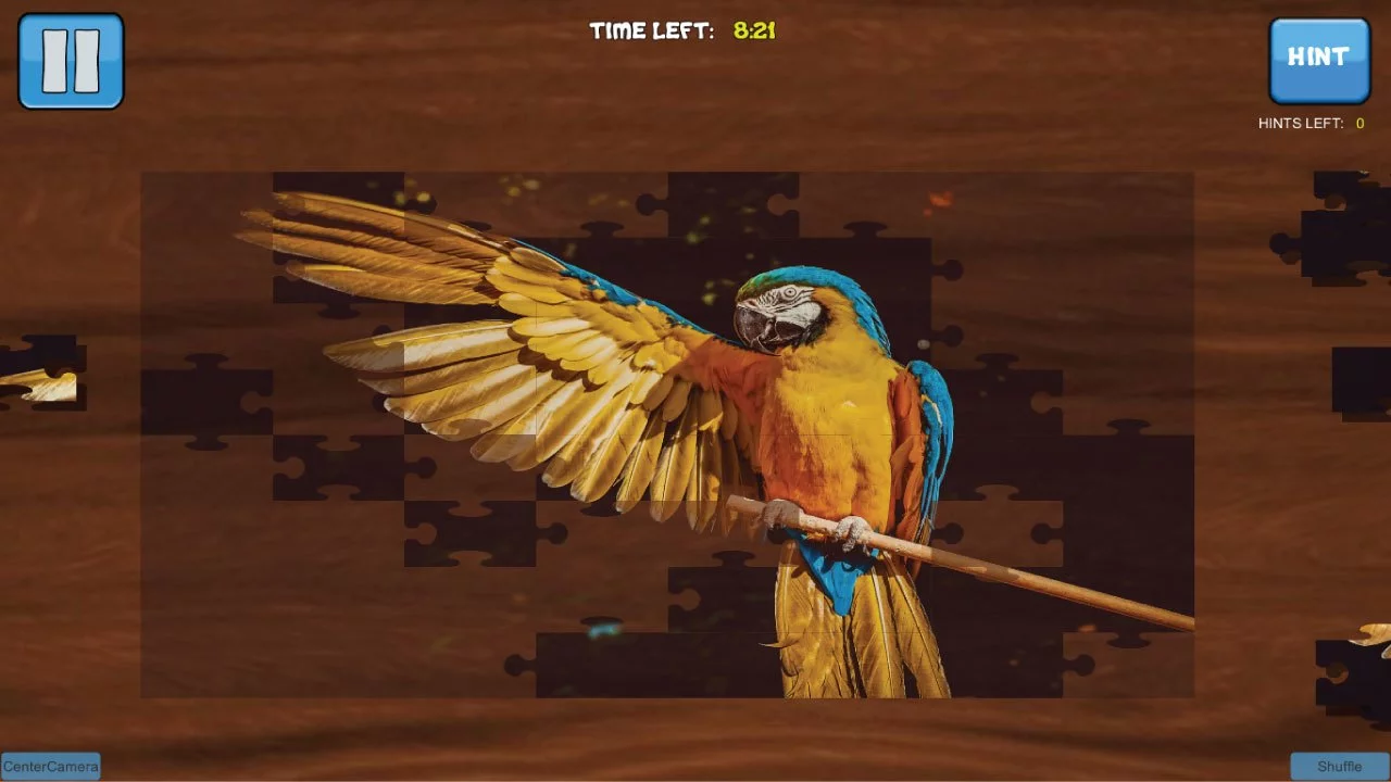 Изображение игры: Bepuzzled Jigsaw Puzzle: Animals 103 Puzzles