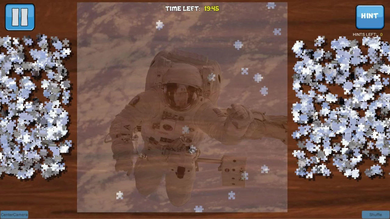 Изображение игры: Bepuzzled Space Jigsaw Puzzle