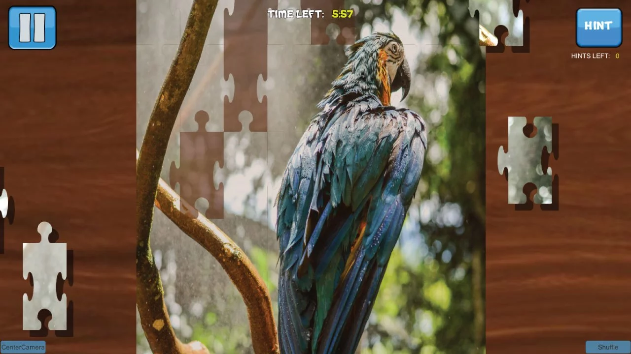 Изображение игры: Bepuzzled Jigsaw Puzzle: Animals 103 Puzzles