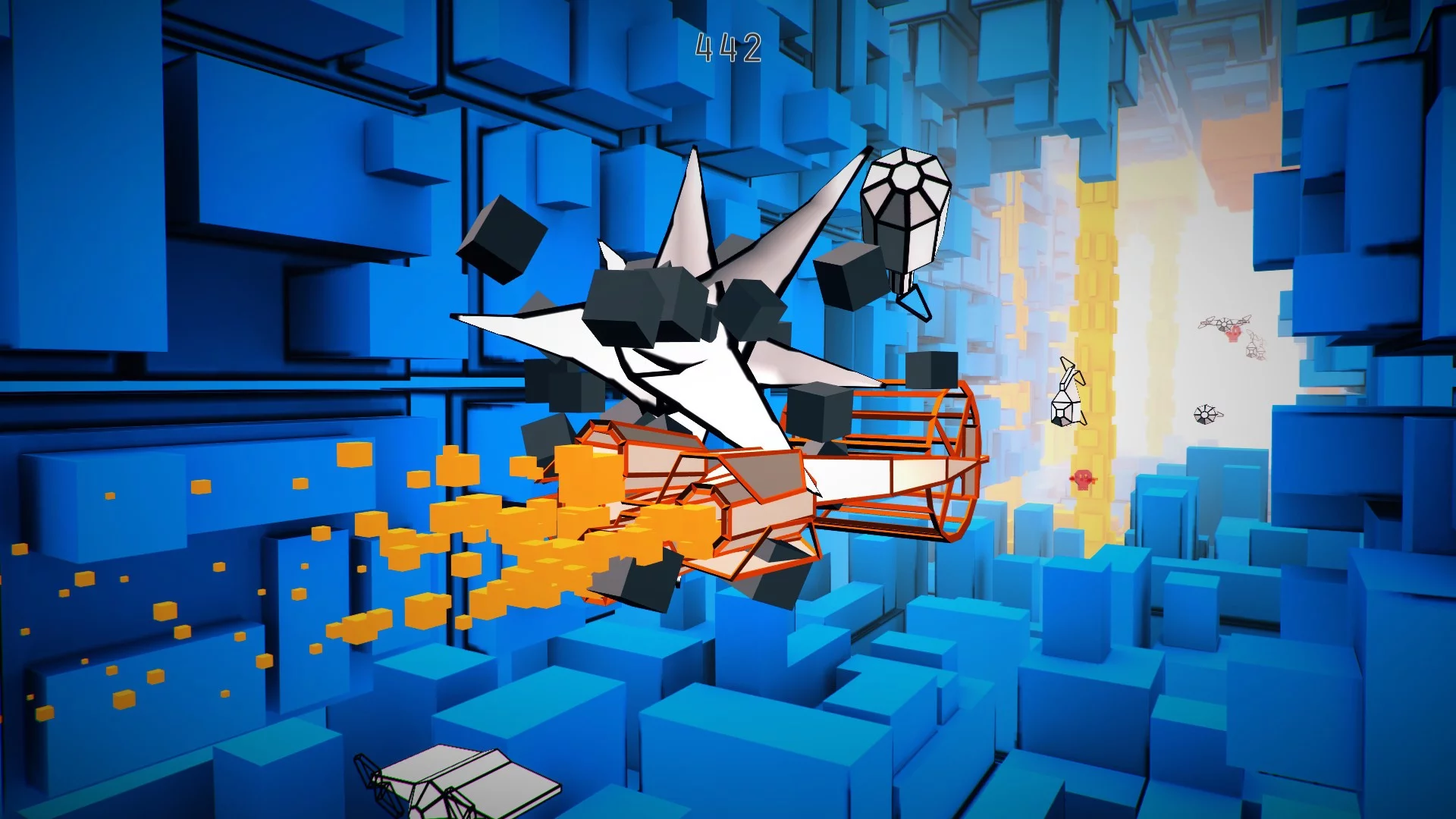 Изображение игры: Voxel Fly