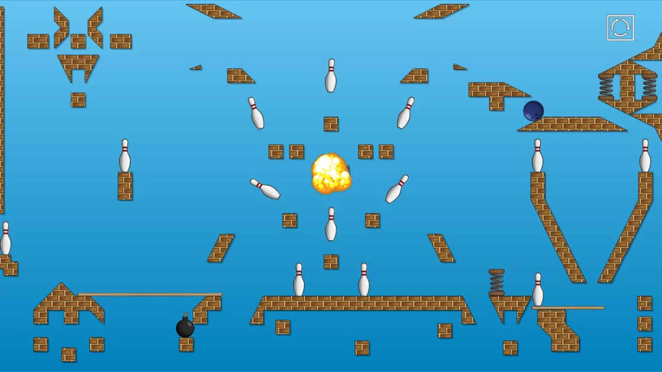 Изображение игры: Bomb Bowling