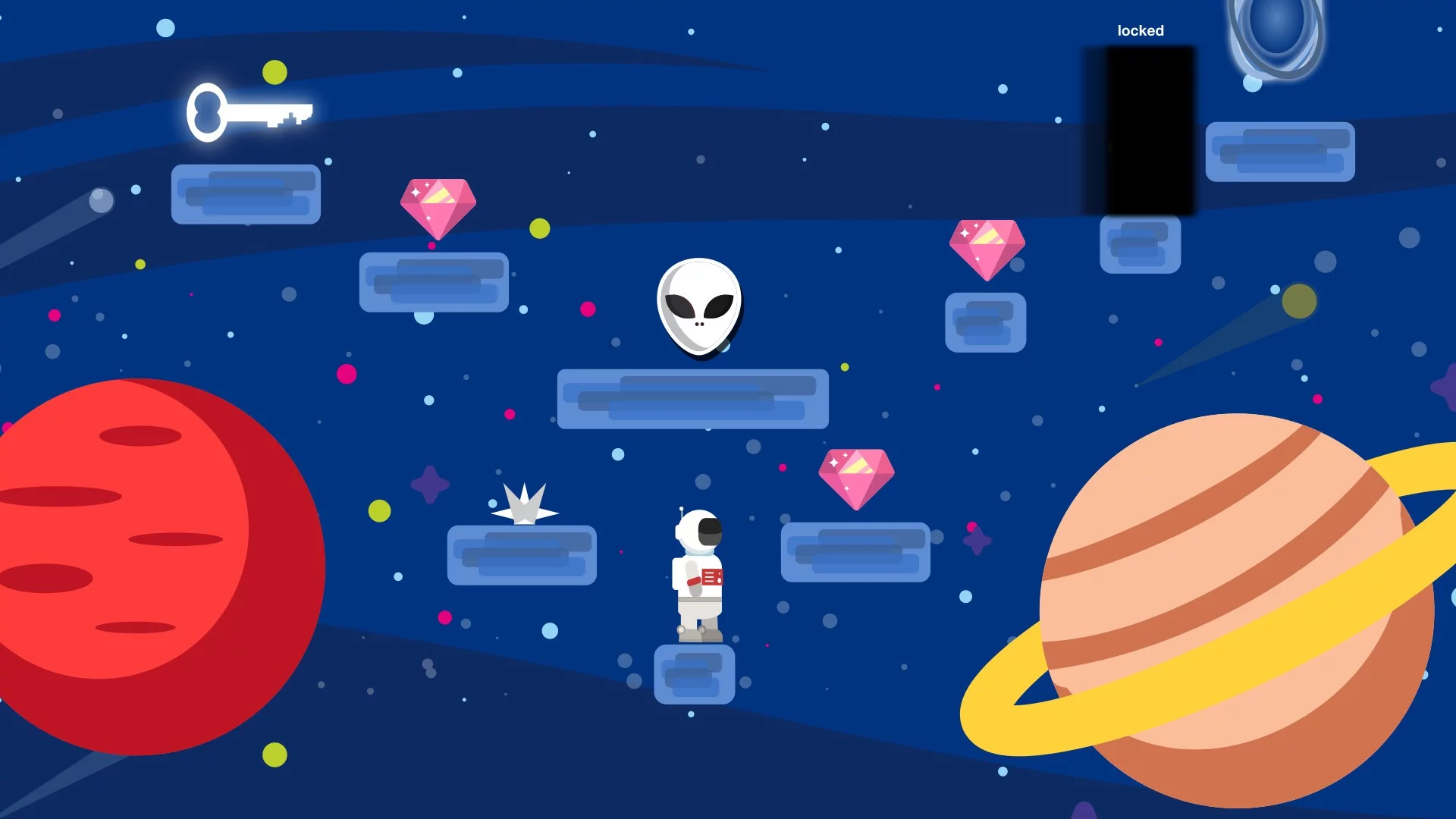 Изображение игры: Astroplatformer
