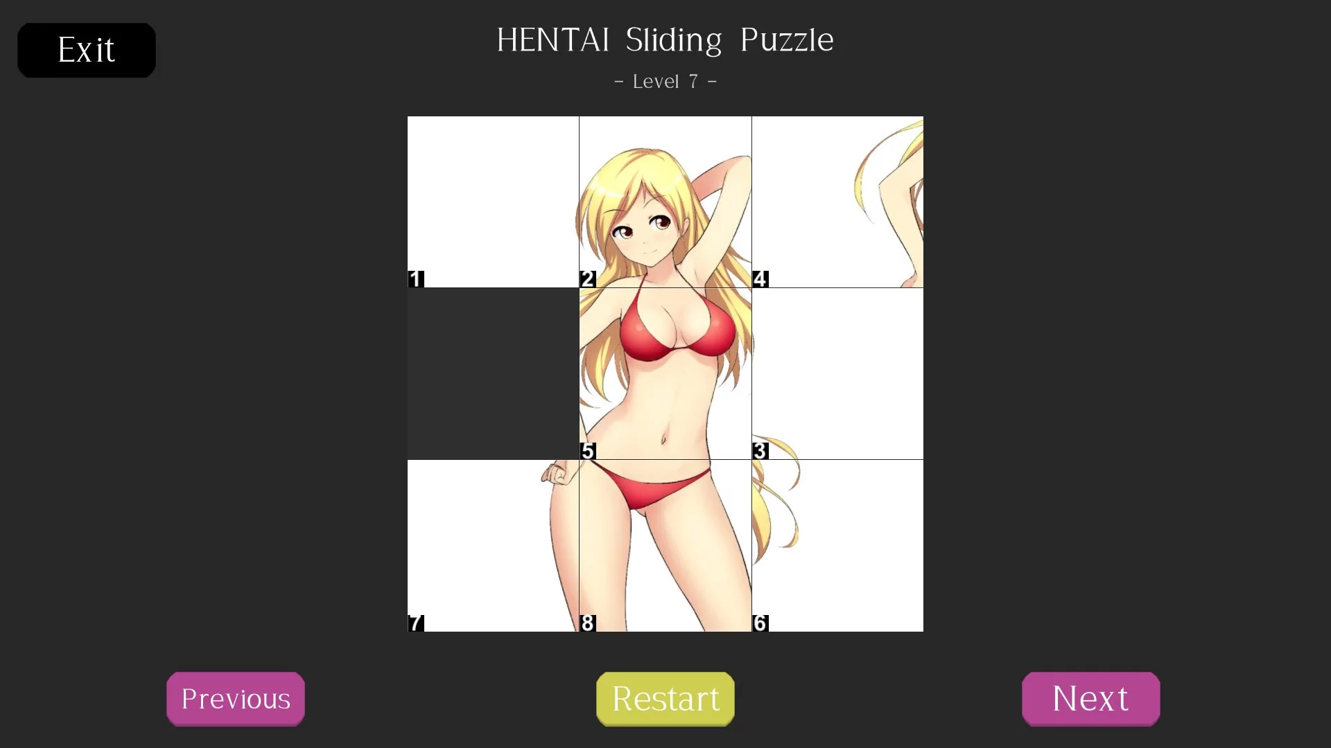 Изображение игры: HENTAI Sliding Puzzle