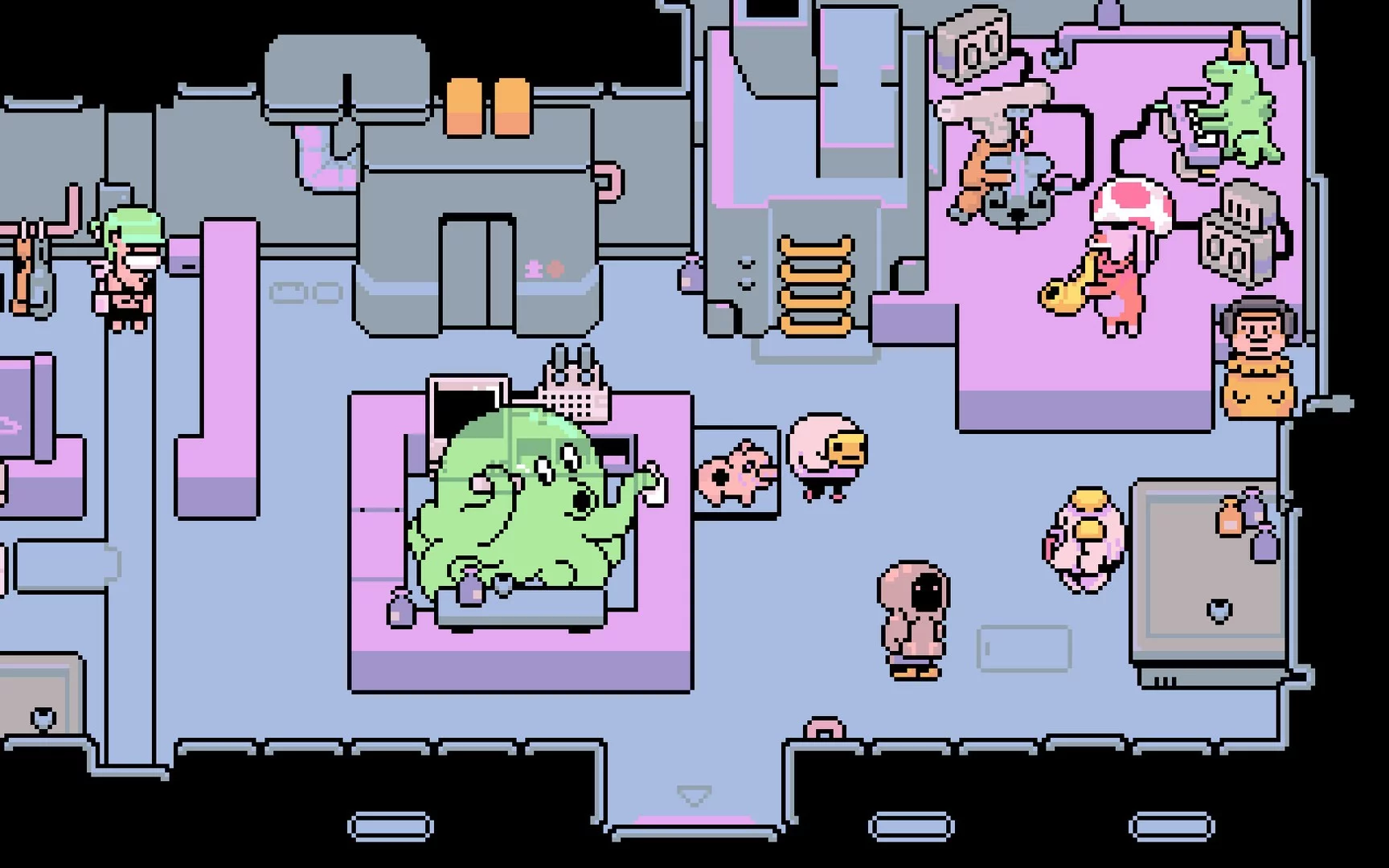Изображение игры: Alien Squatter