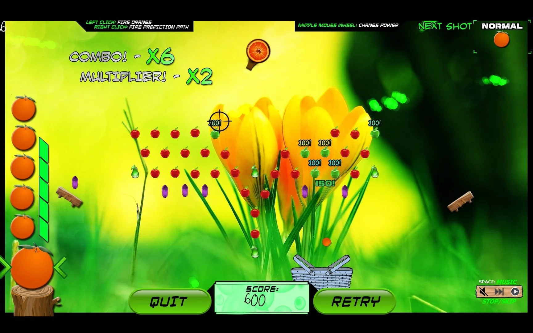 Изображение игры: Apple Pop