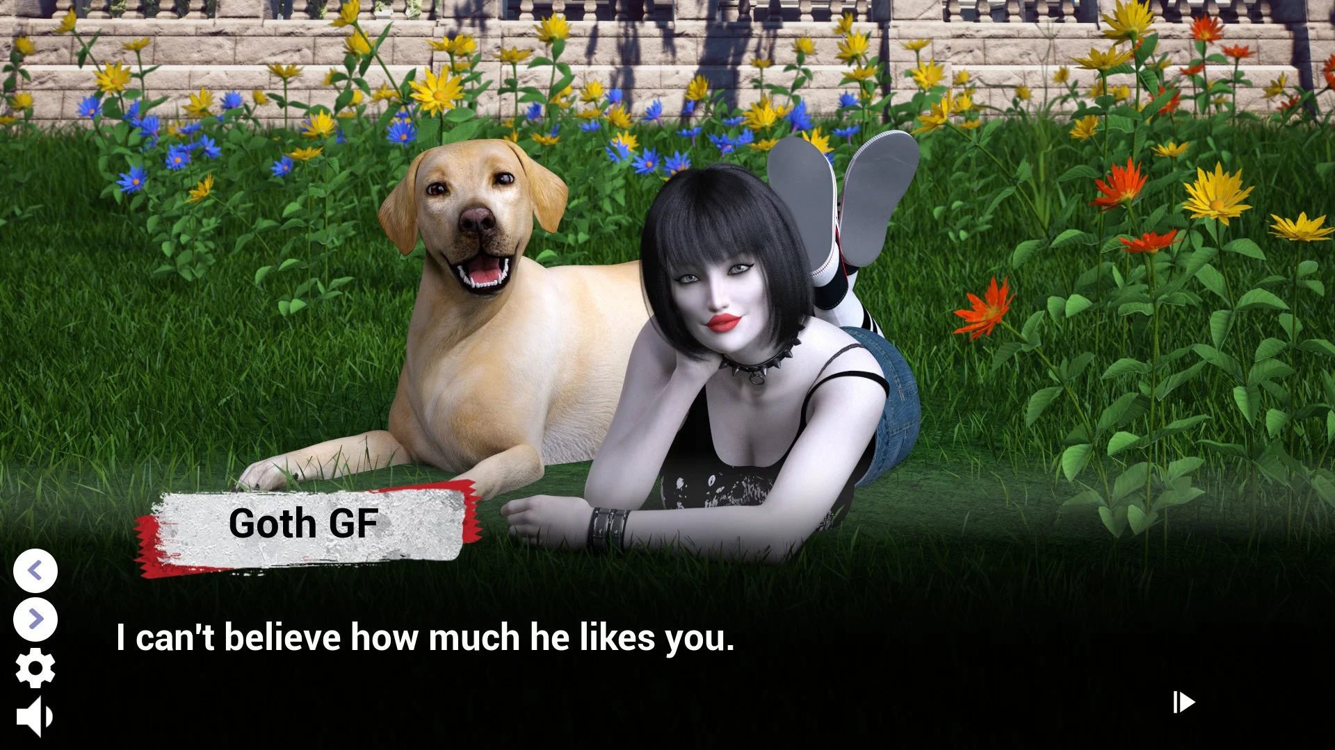 Изображение игры: Goth Girlfriend