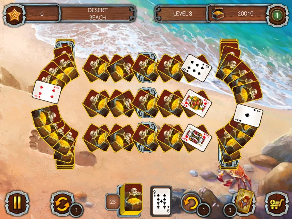Изображение игры: Solitaire Legend of the Pirates