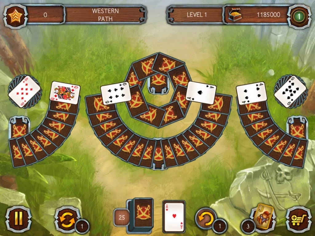 Изображение игры: Solitaire Legend of the Pirates
