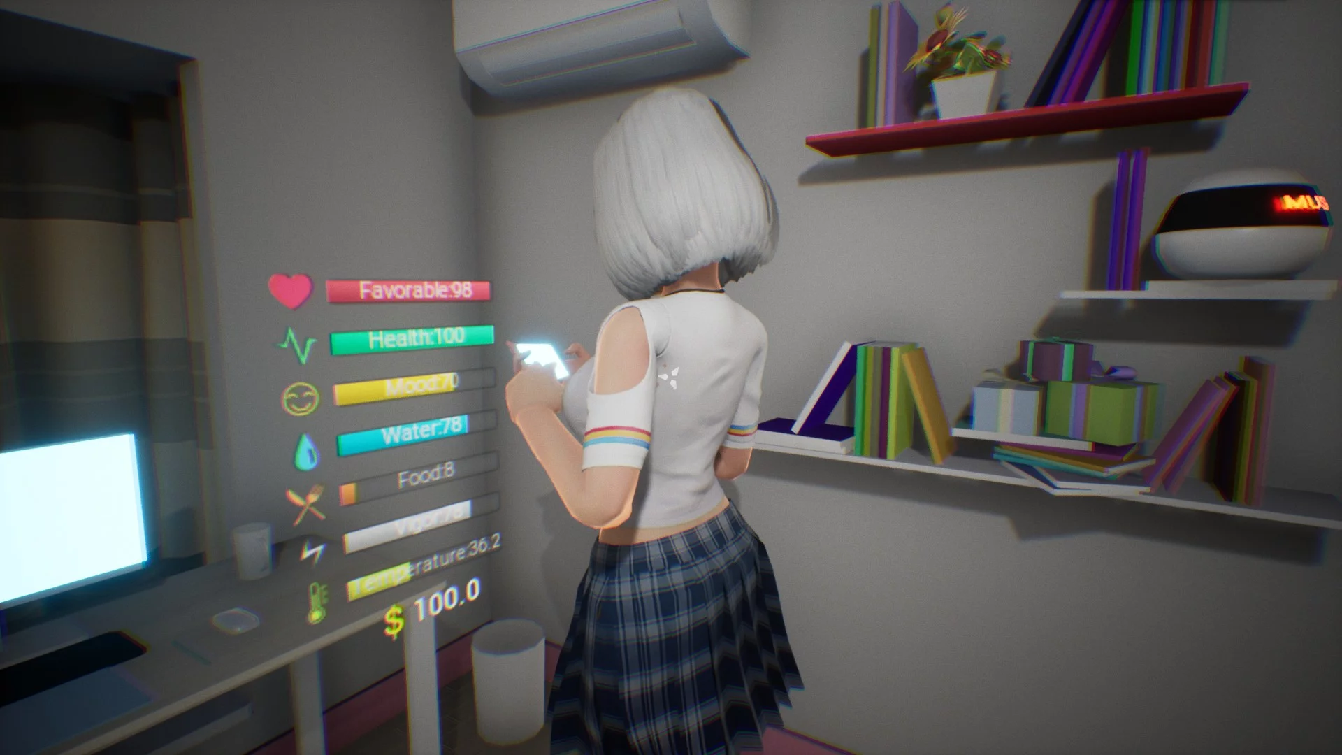 Изображение игры: girl friend simulator