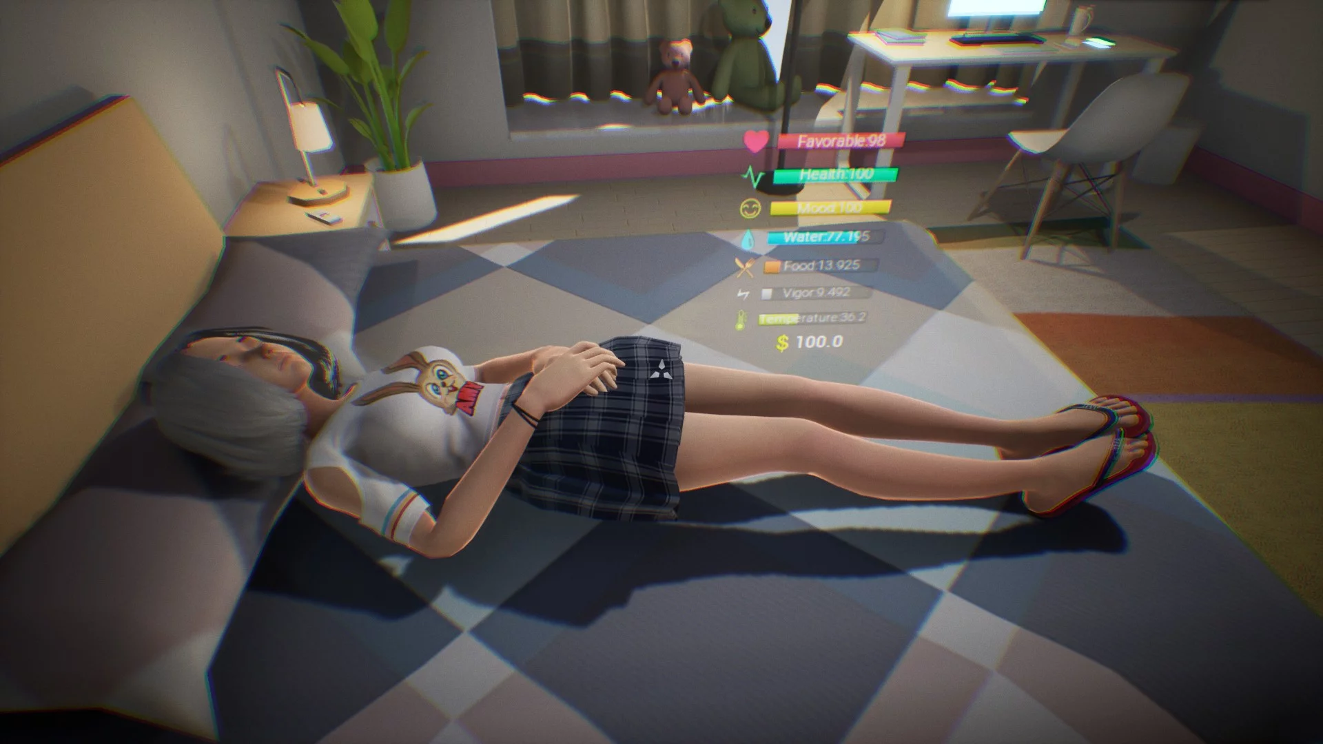 Изображение игры: girl friend simulator