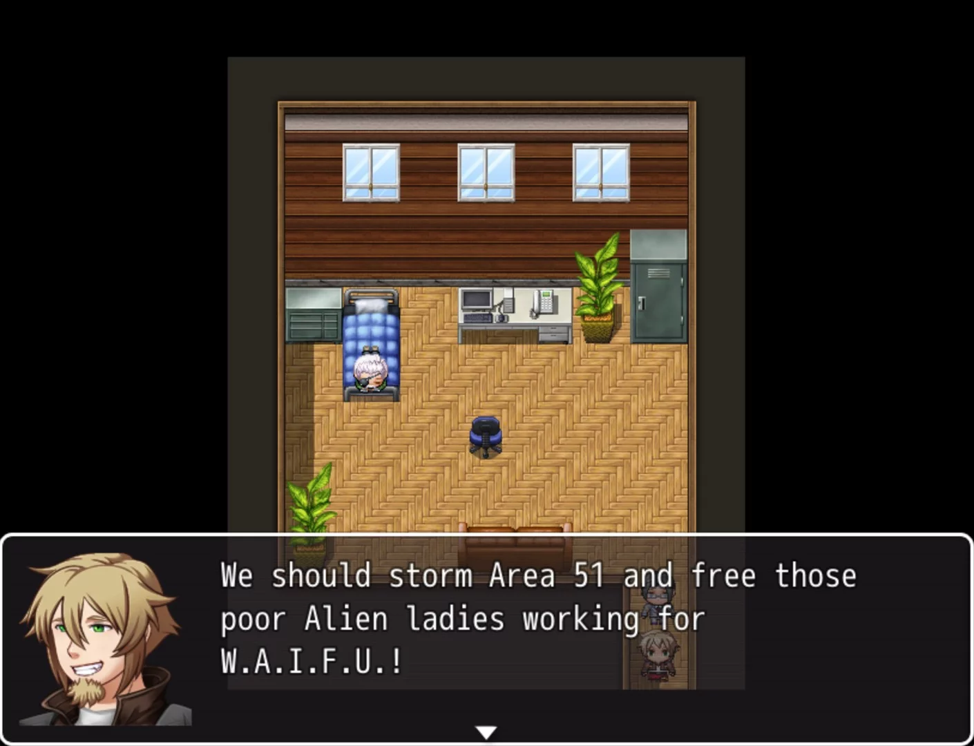 Изображение игры: Raiding Area 51 - Break out Waifu