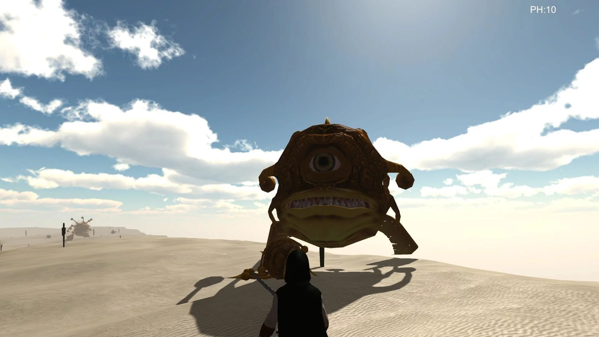 Изображение игры: Desert monsters