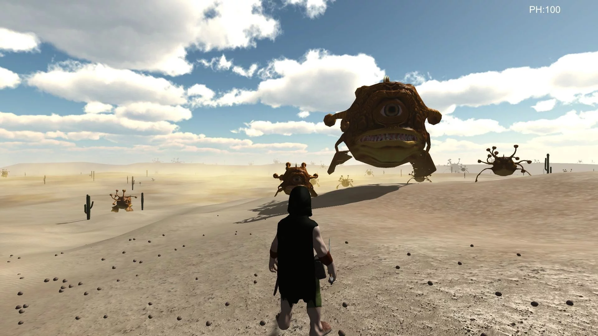 Изображение игры: Desert monsters