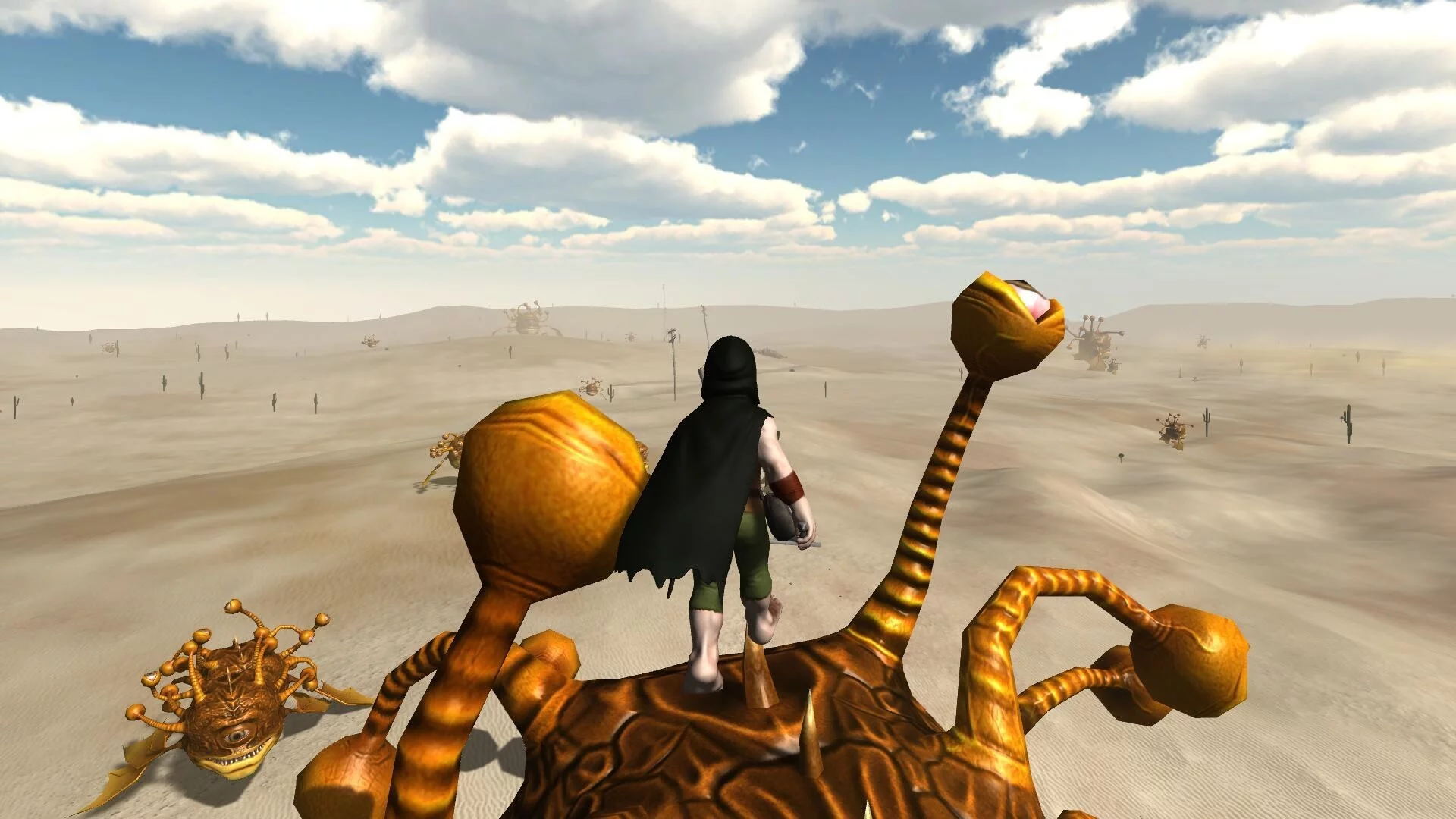 Изображение игры: Desert monsters
