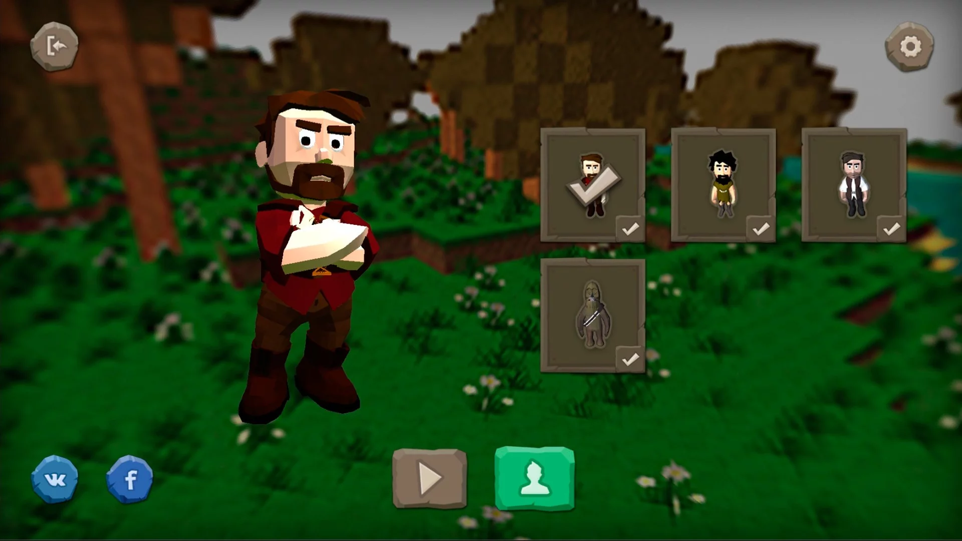 Изображение игры: Crafting Block World