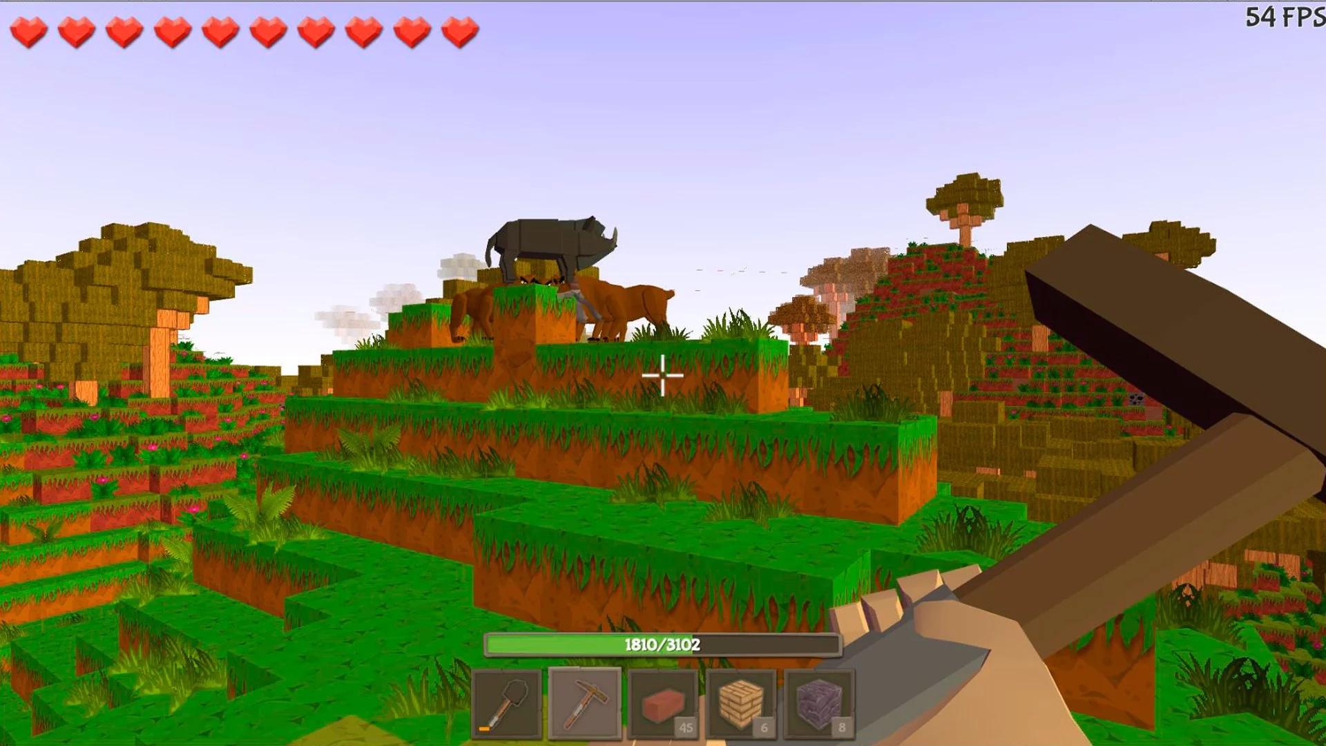 Изображение игры: Crafting Block World
