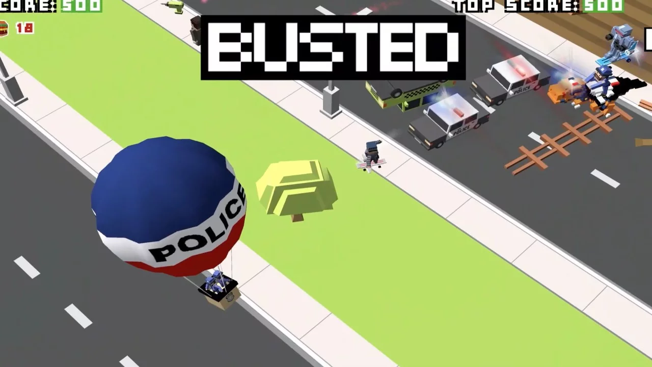 Изображение игры: Funny Road Chase Simulator