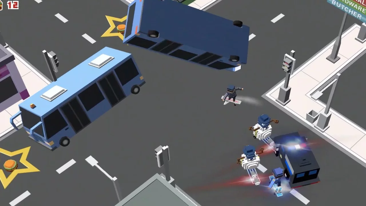 Изображение игры: Funny Road Chase Simulator