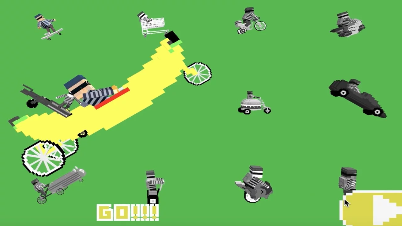 Изображение игры: Funny Road Chase Simulator